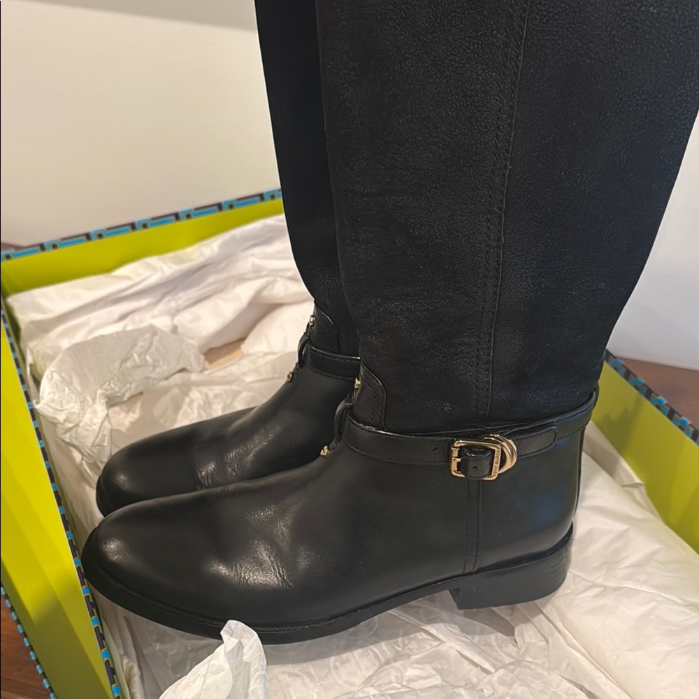 Tory Burch Black Heeled Boots